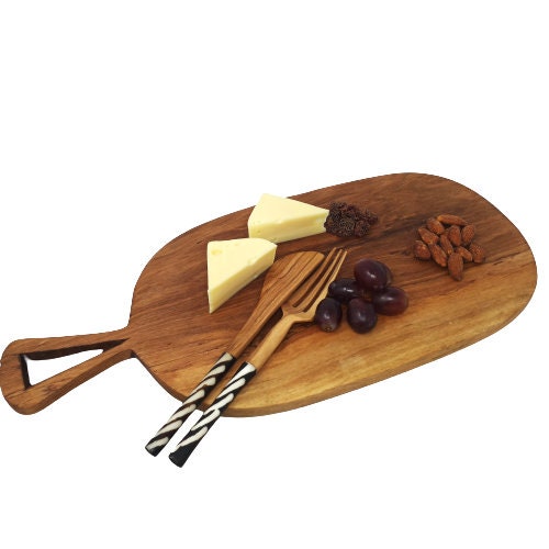 Olive wood cheese board, Rustic cheese board, cutting board, Farmhouse Kitchen board, Cheese board with handle, Sustainable wood board