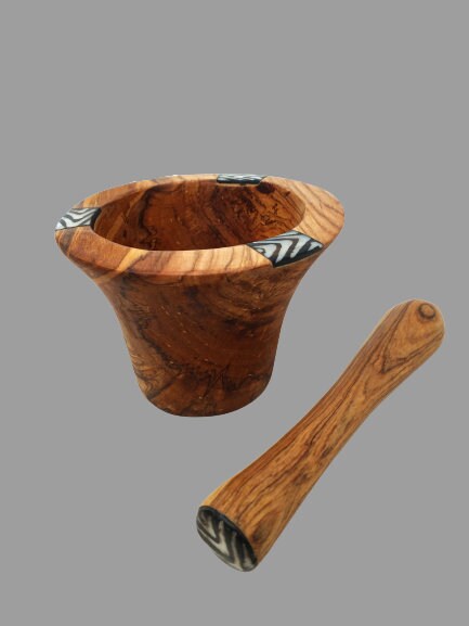 Wooden mortar and pestle, Mortar and Pestle wood, Traditional Olive Wood Pestle and Mortar, Natural olivewood mortar, Chef gift, Mom gift
