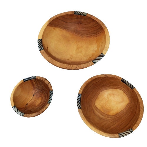 Wooden bowl set, Round wooden bowls, wooden serving bowls, set of wooden bowls, Wooden bowl set, Mom gift, wooden Chef gift, wooden gift set