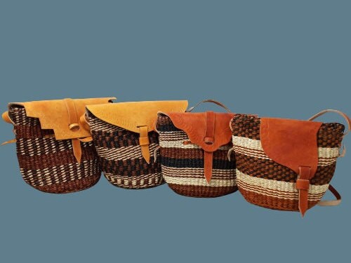 Sisal Woven Bag, Handmade bag, African bag, Woven crossbody bag, African basket purse, Kenyan woven bag, woven shoulder bag, Christmas gift