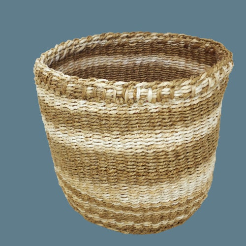 Baskets for plants, basket storage, basket planter, woven basket, sisal basket,  handwoven baskets, basket decor, Planter basket, Her gift