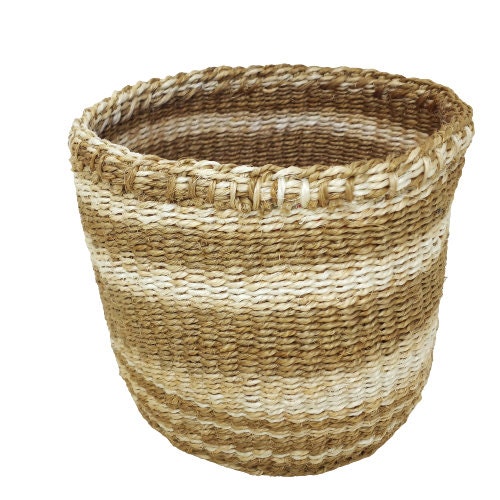 Baskets for plants, basket storage, basket planter, woven basket, sisal basket,  handwoven baskets, basket decor, Planter basket, Her gift