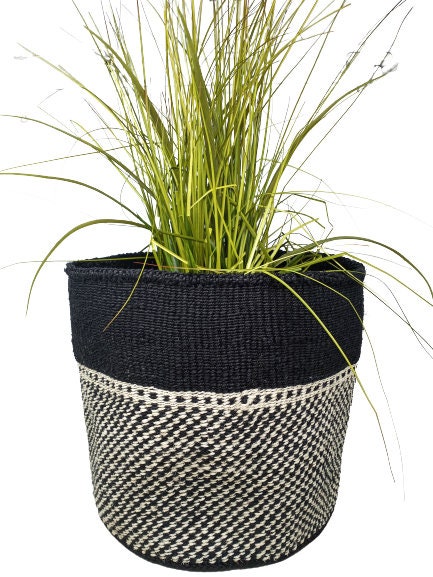Woven Plant basket, planter basket woven, Basket planter, basket for plants, woven storage basket, Sisal basket, African basket, Boho basket