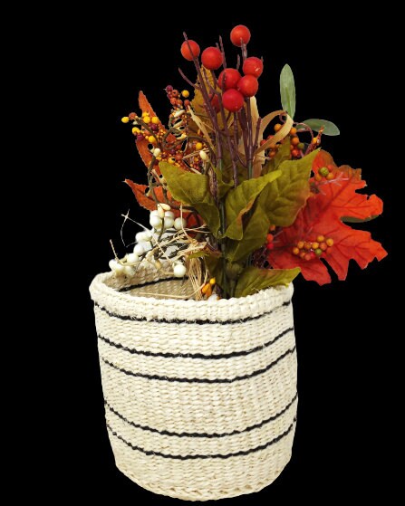 Plant basket gift, Woven basket small, Basket for plant, basket planter, woven planter, small woven storage basket, sisal basket, woven gift