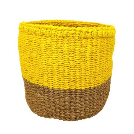 5 x 5  Inch basket, Small Plant baskets, Baskets for plants, Woven basket small, African basket small, Colorful basket, Woven indoor planter