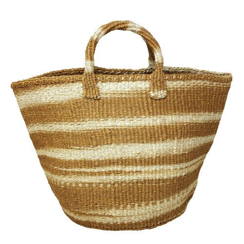 Natural Woven baskets, Large baskets with handles, Baskets for plants, Woven planter baskets, Storage baskets Natural, Beige/tan baskets
