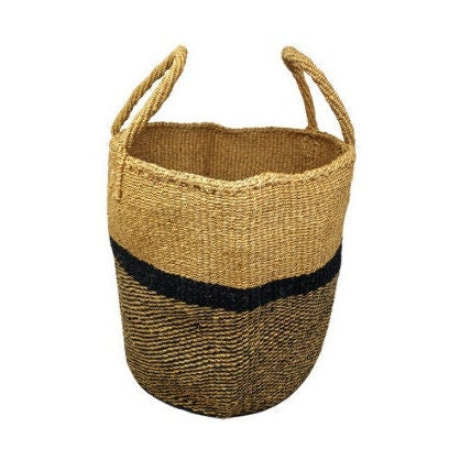 Woven basket with handles, Large plant baskets, Woven basket storage, Basket for plants, Large woven basket, Boho plant basket, Sisal basket