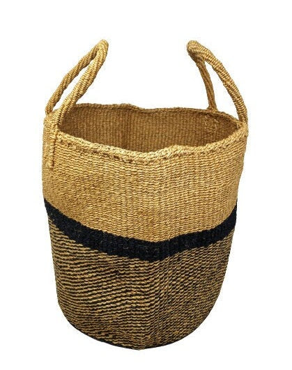 Woven basket with handles, Large plant baskets, Woven basket storage, Basket for plants, Large woven basket, Boho plant basket, Sisal basket