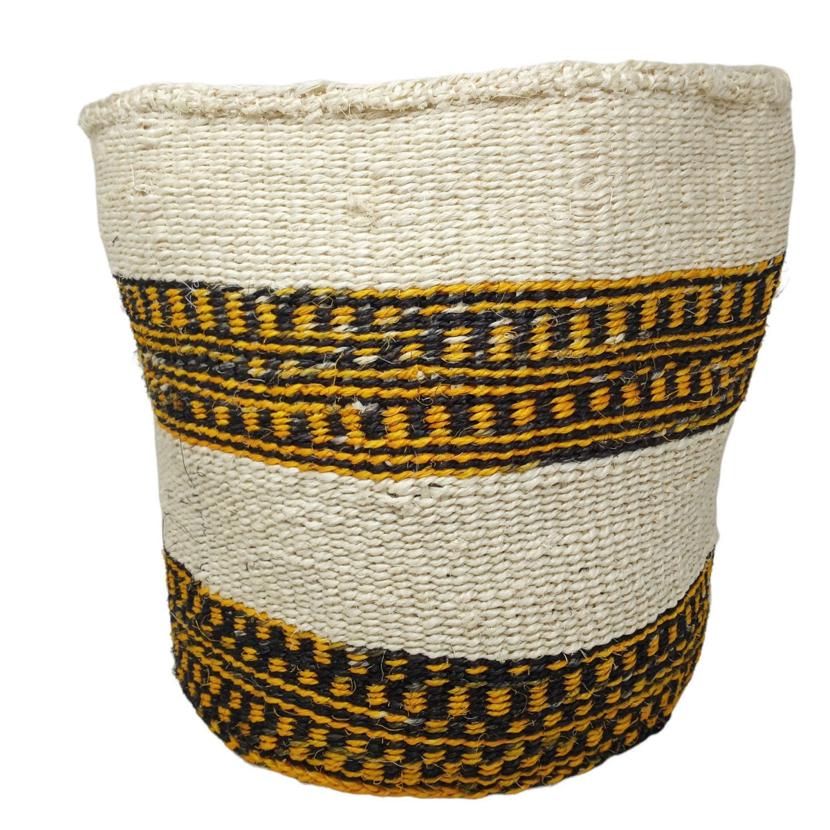 Woven African basket, 12 Inch baskets, Baskets for plants,  Handmade plant basket, Boho planters, Woven basket plant, woven storage basket