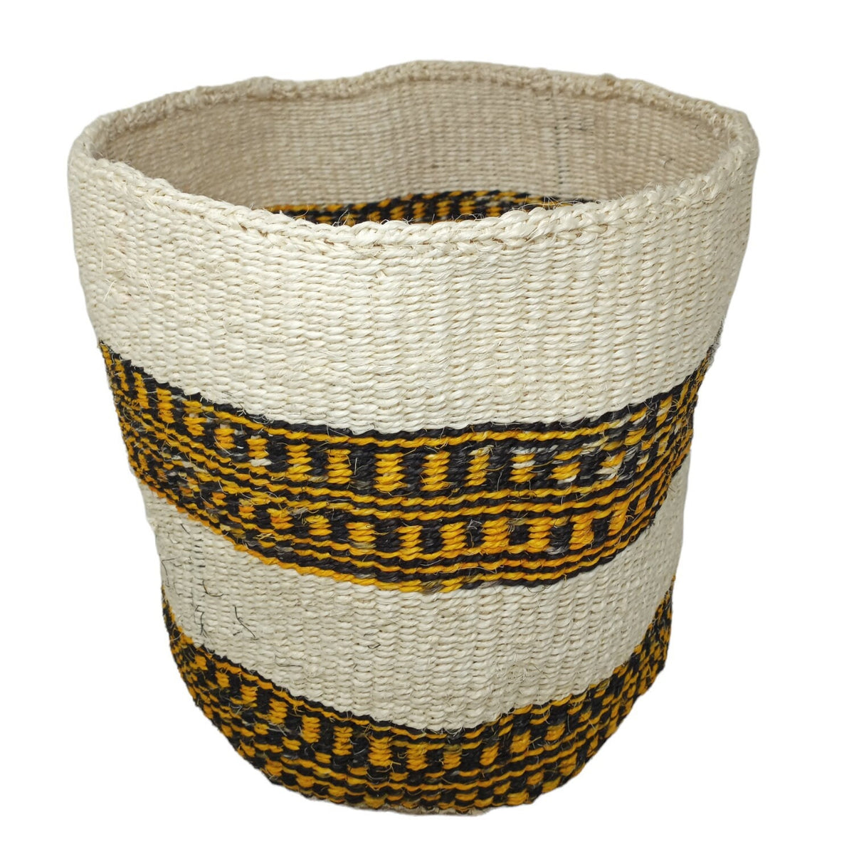 Woven African basket, 12 Inch baskets, Baskets for plants,  Handmade plant basket, Boho planters, Woven basket plant, woven storage basket